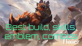 Mobile Legends Barats Guide Best Build Skills Emblem Combos [upl. by Yalonda671]