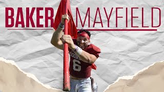 Baker Mayfields legendary highlights from Oklahoma  College Football Mixtape [upl. by Esertal]