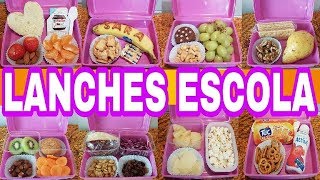 Preparando o lanche da escola  8 Opções de Lanches saudáveis [upl. by Sibylle]