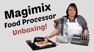 Magimix Food Processor 4200XL Unboxing  Amy Learns to Cook [upl. by Noryb]