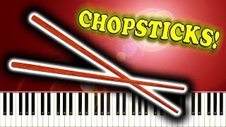 CHOPSTICKS  Piano Tutorial [upl. by Lorilee]