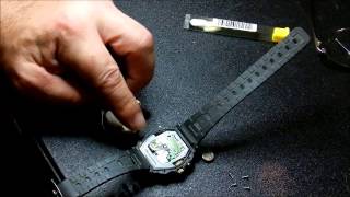 How to change a Casio 100M Watch Battery [upl. by Atiral36]