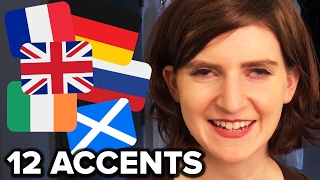 How To Do 12 Different Accents [upl. by Drawe]