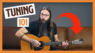 How to Tune a Guitar For Beginners [upl. by Annawit]