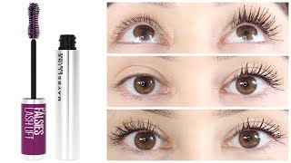 Maybelline The Falsies Lash Lift Mascara  New Drugstore Wear Test  Review [upl. by Iphlgenia]