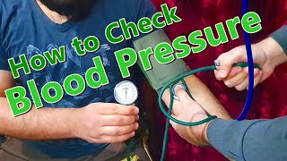 How to Check Blood Pressure Manually  Aneroid Sphygmomanometer BP Apparatus [upl. by Boyse213]