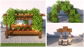 Minecraft 30 Garden Build Ideas and Hacks [upl. by Ardel]