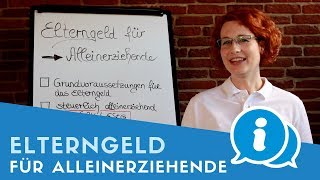 ▶ Elterngeld für Alleinerziehende Das musst du wissen vor Elterngeldreform [upl. by Loralee353]