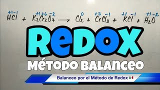 Balanceo Método REDOX paso a paso bien fácil [upl. by Naynek1]