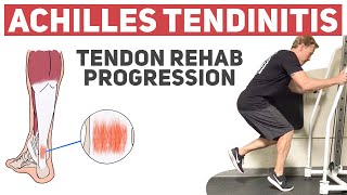 Achilles Tendinitis Rehab Progression [upl. by Ribak32]