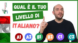 Qual è il tuo livello di italiano  Scopri il tuo livello di italiano con me A1C1 [upl. by Gladstone]