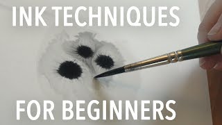 Ink Drawing Techniques for Beginners [upl. by Pillow]