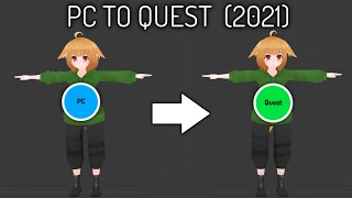 VRChat  PC to Quest Avatar Tutorial Fallback Compatible [upl. by Wareing]