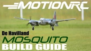 MotionRC  FREEWING de Havilland MOSQUITO Build Guide By RCINFORMER [upl. by Yrot]