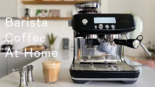 Sage Barista Pro Espresso Machine Review  Breville SES878  How to make the Best Espresso at Home [upl. by Bathsheeb]