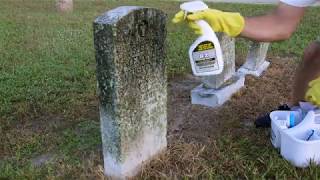 How to Clean Veteran Headstones Using D2 Biological Solution [upl. by Lani]