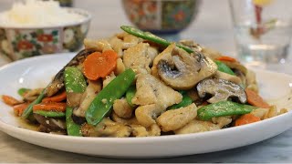 BETTER THAN TAKEOUT  Moo Goo Gai Pan Recipe [upl. by Reinhart]