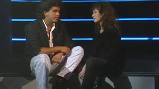 Glenn Medeiros amp Elsa Lunghini  Un roman damitie  Studio performance 16101988 [upl. by Saerdna862]