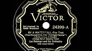 1933 HITS ARCHIVE By A Waterfall  Leo Reisman Arthur Wright vocal [upl. by Nidla259]