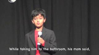 Adwaith Standup Comedy Routine  Valley Christian Elementary School Talent Show [upl. by Margaret]