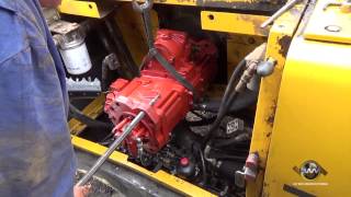 How to Install a Hydraulic Pump on an Excavator [upl. by Aicina]