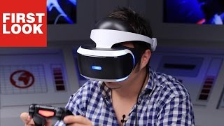 Playstation VR im First Look Sonys VRBrille ausprobiert [upl. by Yentrac]