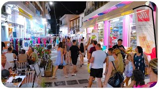 Potos Thasos Night Walking Tour  Greece 4K [upl. by Laikeze]