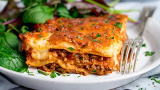 Easy Homemade Lasagne Recipe  Perfect Family Comfort Food [upl. by Occir]