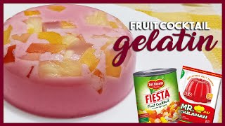 Fruit Cocktail GELATIN  Easy Desserts  Mamas Kitchen [upl. by Atival646]