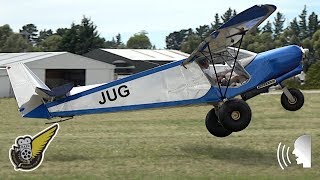 Zenith CH 701 microlight  STOL Takeoffs and Landings [upl. by Fabien]