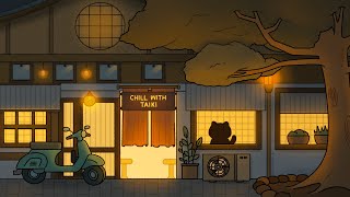 japanese night cafe vibes  a lofi hip hop mix  chill with taiki [upl. by Rockwell678]