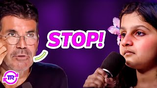 Simon Cowell STOPS 10 YearOld Indian Girl MidPerformance What She Does Next Will Blow Your Mind [upl. by Nostaw]