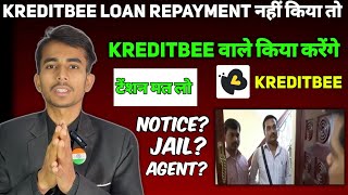 Legal notice from kreditbee  WARNING Kreditbee loan repayment nahi kiya to [upl. by Marolda]