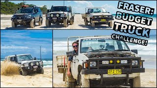 BUDGET 4WD CHALLENGE 1000 ute takes on Fraser Island [upl. by Aveneg335]