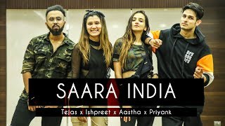 SAARA INDIA  Tejas amp Ishpreet Ft Aastha Gill amp Priyank Sharma  Dancefit Live [upl. by Nomal]