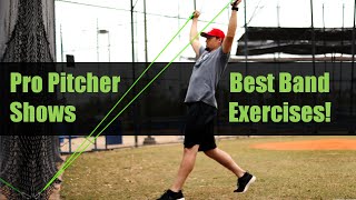 JBand WarmUp Routine for Pitchers Band Exercises That Work [upl. by Notna]