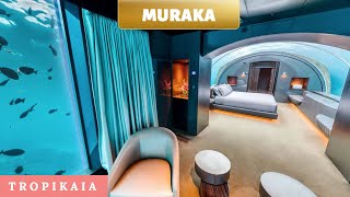 THE MURAKA Maldives Underwater Hotel Room Inside Look [upl. by Rodablas15]