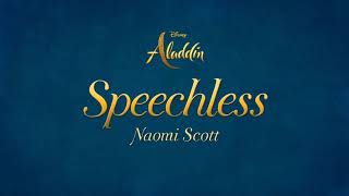 Naomi Scott  Speechless Full From quotAladdinquotLyrics [upl. by Nereil]