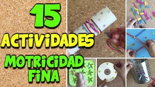 15 actividades de psicomotricidad fina [upl. by Noira]