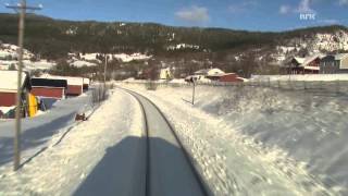 Cab Ride Norway  Trondheim  Bodø Winter Nordland Line [upl. by Orabelle848]