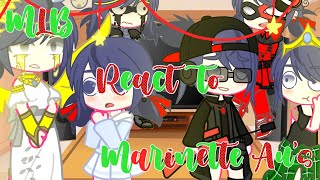 🐞MLB character react to Marinettes Au  MLB  Inspired from ladyemma9850 🐞 [upl. by Aenaj]