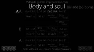 Body and Soul  Backing Track [upl. by Lemhaj]