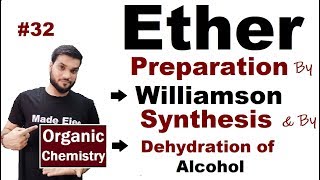 Ether ROR Preparation by Dehydration of Alcohol amp by Williamson Synthesis  NEET JEE  L32 [upl. by Komarek]