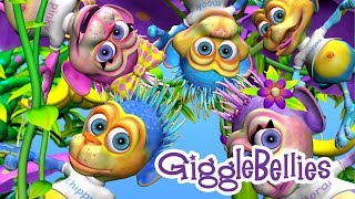 Five Little Monkeys Jumping On The Bed  Nursery Rhymes  GiggleBellies [upl. by Guendolen]