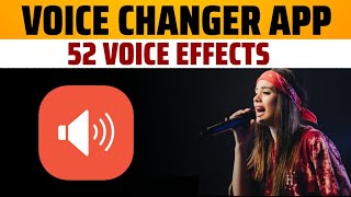 Voice Changer App  How to change your Voice  Mobile App to change your Voice [upl. by Berkin2]