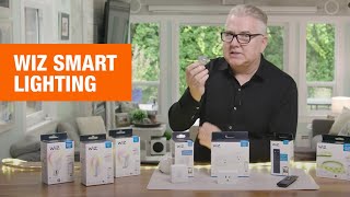 WiZ Smart Lighting Walkthrough Features amp Benefits  The Home Depot Canada [upl. by Ardnait]