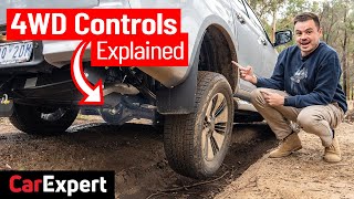 4WD modes Diff lock 2H 4H 4L amp hill descent control how toexplained [upl. by Htiekal]