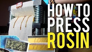 ROSIN PRESS FULL PROCESS TO SAFE WAX EXTRACTIONS [upl. by Oilicec]