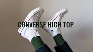 How To Style Converse Chuck Taylor Hi Top Sneakers [upl. by Mcilroy997]