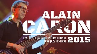 Alain Caron Live at Java Jazz Festival 2015 [upl. by Reffinnej]